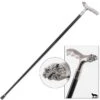 36" John Snow Wolf Gentlemen Walking Cane Stick With Grip -CUTLERY WHOLESALER Sales FL20417 1 1