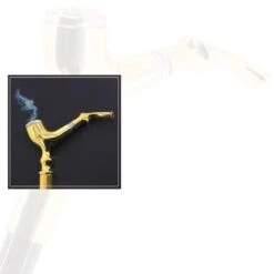 Classic Brass Smoking Pipe Design Handle Derby Fritz Walking Stick -CUTLERY WHOLESALER Sales FL20434G 3