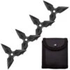 4 Pc Black Three-Pointed Triangle Throwing Ninja Stars Shuriken -CUTLERY WHOLESALER Sales FL20704 1