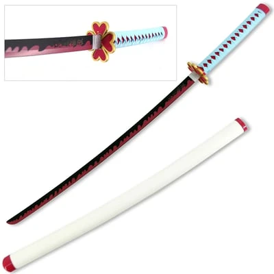 Anime Demon Mitsuri Kanroji Nichirin Katana Sword 3 Anime Demon Mitsuri Kanroji Nichirin Katana Sword