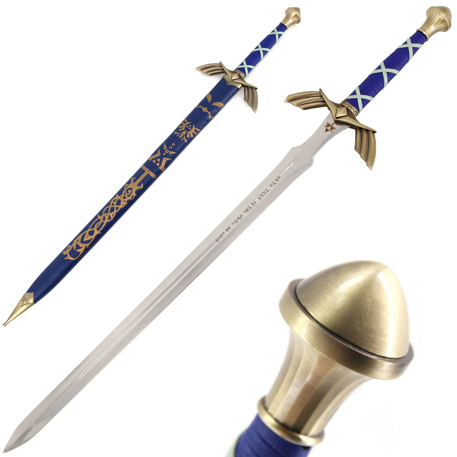 Fantasy Zelda Link's Master Sword With Sheath High End Variant 3 Fantasy Zelda Link's Master Sword With Sheath High End Variant