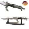 Flaming Dragon Knife With Display Stand -CUTLERY WHOLESALER Sales FM421B.1