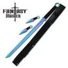 Titanium Sword With Set Of 2 Kunai Throwing Knives Combo Set With Back Belt Sheath -CUTLERY WHOLESALER Sales FM644TRB