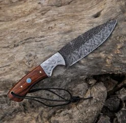 9.5" Hand Forged Steel Custom Handmade Hunting Skinning Knife -CUTLERY WHOLESALER Sales FRG26 5