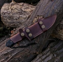 9.5" Hand Forged Steel Custom Handmade Tactical Hunting Gut Hook Knife -CUTLERY WHOLESALER Sales FRG42 4