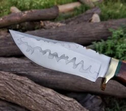12.4" Hand Forged Custom Handmade Fixed Blade Bowie Knife -CUTLERY WHOLESALER Sales FRG49 4