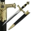 King Solomon Short Sword Dagger 22 Inches Overall Includes Scabbard -CUTLERY WHOLESALER Sales HK024BK