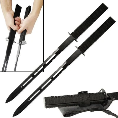 2 Pc Magnetic Twin Ninja Fighting Sword Set 3 2 Pc Magnetic Twin Ninja Fighting Sword Set