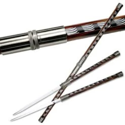 Twin Daggers Baton Ninja Sword