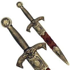 King Arthur's Medieval Dagger With Scabbard