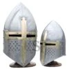 Medieval 16G Knights Sugarloaf Helmet With Stand -CUTLERY WHOLESALER Sales HM105 1