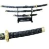 3 PCS Blue Samurai Sword Set W/ Stand 1 3 PCS Blue Samurai Sword Set W/ Stand -CUTLERY WHOLESALER Sales JL021BL4.1