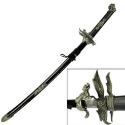 Dragon Tsuba & Samurai Warrior Katana Sword