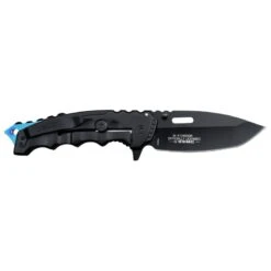 USMC Tactical Spring Assist Knife Black Blue Marines Pocket Knife 8 USMC Tactical Spring Assist Knife Black Blue Marines Pocket Knife -CUTLERY WHOLESALER Sales M A1066BBK 3