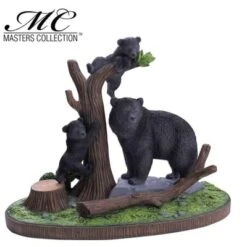 Home Decor Resin Bear Display With Stand