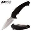 Mtech USA 8 Inch Manual Pocket Knife Black Aluminum Handle 2 Mtech USA 8 Inch Manual Pocket Knife Black Aluminum Handle -CUTLERY WHOLESALER Sales MT 1063BK