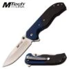 Mtech 4.75'' Tinite Coated Black & Blue Manual Folding Knife -CUTLERY WHOLESALER Sales MT 1066BL