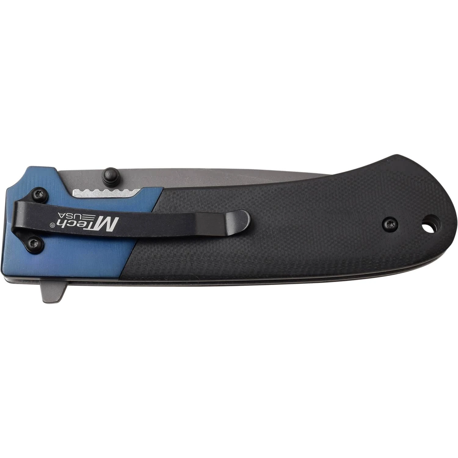 MTech USA Manual Folding Pocket Knife Black Blue G10 Handle 6 MTech USA Manual Folding Pocket Knife Black Blue G10 Handle - Image 4