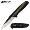 Mtech 8 Inch Two Tone Manual Folding Pocket Knife Black Green Handle -CUTLERY WHOLESALER Sales MT 1081GN