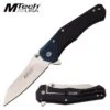 Mtech USA G10 Handle Manual Folding Pocket Knife Black Blue -CUTLERY WHOLESALER Sales MT 1103BL