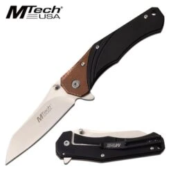 Mtech USA G10 Handle Manual Folding Pocket Knife Black Bronze
