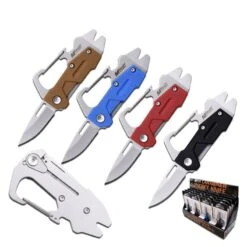Mtech Utility Knife Manual Folding Pocket Knife | 16 Pieces In POP Box