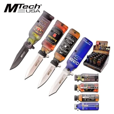 Pocket Knife The Bar Top Collection Spring Assisted Knives - 16 Piece POP Box 3 Pocket Knife The Bar Top Collection Spring Assisted Knives - 16 Piece POP Box