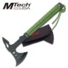Zombie Killer Tactical Throwing Axe Hatchet Green Cord Wrapped Handle -CUTLERY WHOLESALER Sales MTAXE8G
