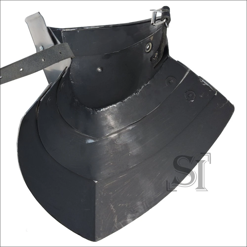 15th Century Steel Articulated Gorget 6 15th Century Steel Articulated Gorget - Image 4