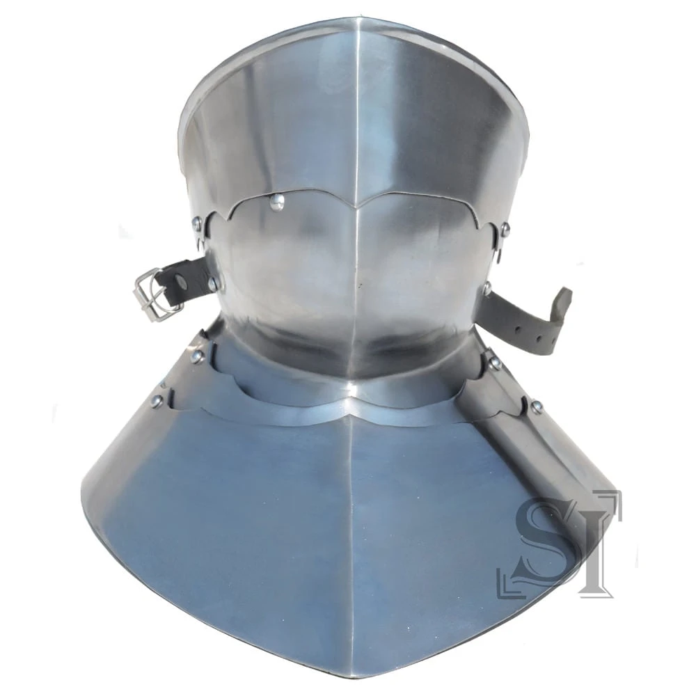 15th Century Steel Articulated Gorget 4 15th Century Steel Articulated Gorget - Image 2