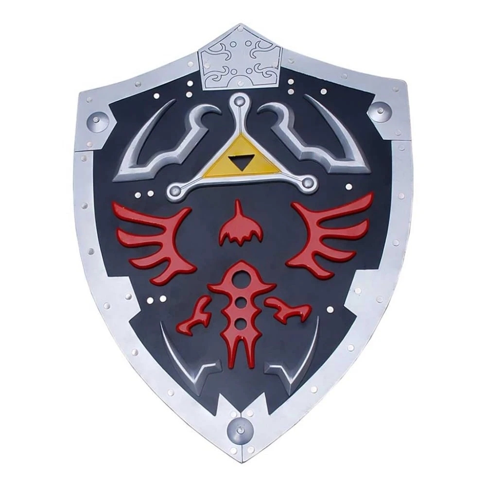 Dark Links Hylian Zelda Triforce Metal All Steel Shield Full Size 3 Dark Links Hylian Zelda Triforce Metal All Steel Shield Full Size