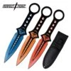 The Punisher Throwing Knives 3 Piece Set With Nylon Sheath -CUTLERY WHOLESALER Sales PP 123 3
