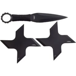 Punisher Throwing Knives And Ninja Star Shuriken USA Set -CUTLERY WHOLESALER Sales PP 127 3A back