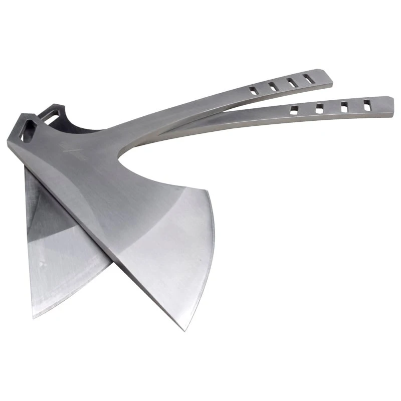 Perfect Point 9.5 Inch Stainless Steel Throwing Axe 2 Piece Thrower Set 5 Perfect Point 9.5 Inch Stainless Steel Throwing Axe 2 Piece Thrower Set - Image 3