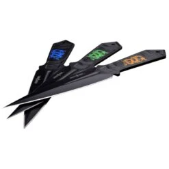 Dragon Design 8.5 Inch Throwing Knives 3 Piece Set -CUTLERY WHOLESALER Sales PP 133 3 3