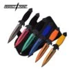 Perfect Point 6.5 Inches 6pc Thrower Assorted Color With Steel Handle -CUTLERY WHOLESALER Sales PP0816M