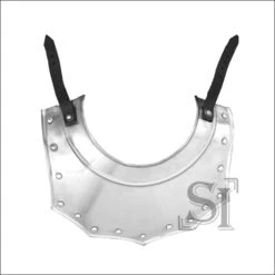 Renaissance Armor Gorget Neck Plate 16 Gauge Steel -CUTLERY WHOLESALER Sales PT511 Rivited Gorget 3