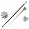 Silver Crown Knob Walking Cane Sword 1 Silver Crown Knob Walking Cane Sword -CUTLERY WHOLESALER Sales SH SI17431 1