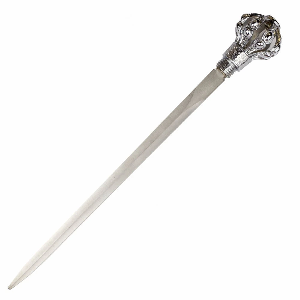Silver Crown Knob Walking Cane Sword 4 Silver Crown Knob Walking Cane Sword - Image 2
