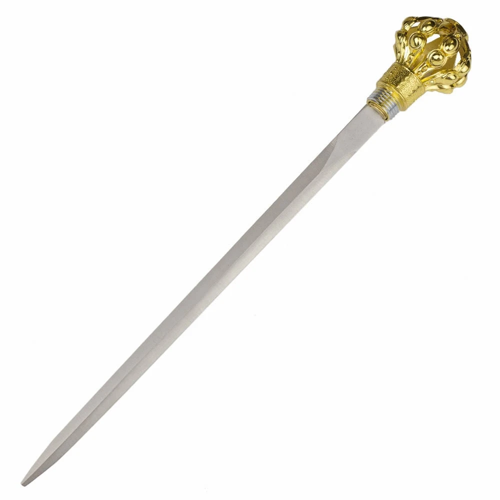 Golden Crown Knob Walking Cane Sword 4 Golden Crown Knob Walking Cane Sword - Image 2