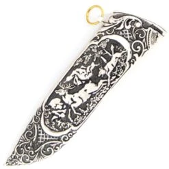 Dragon Head Dagger Fixed Blade Hunting Knife With Scabbard -CUTLERY WHOLESALER Sales SI18223 3