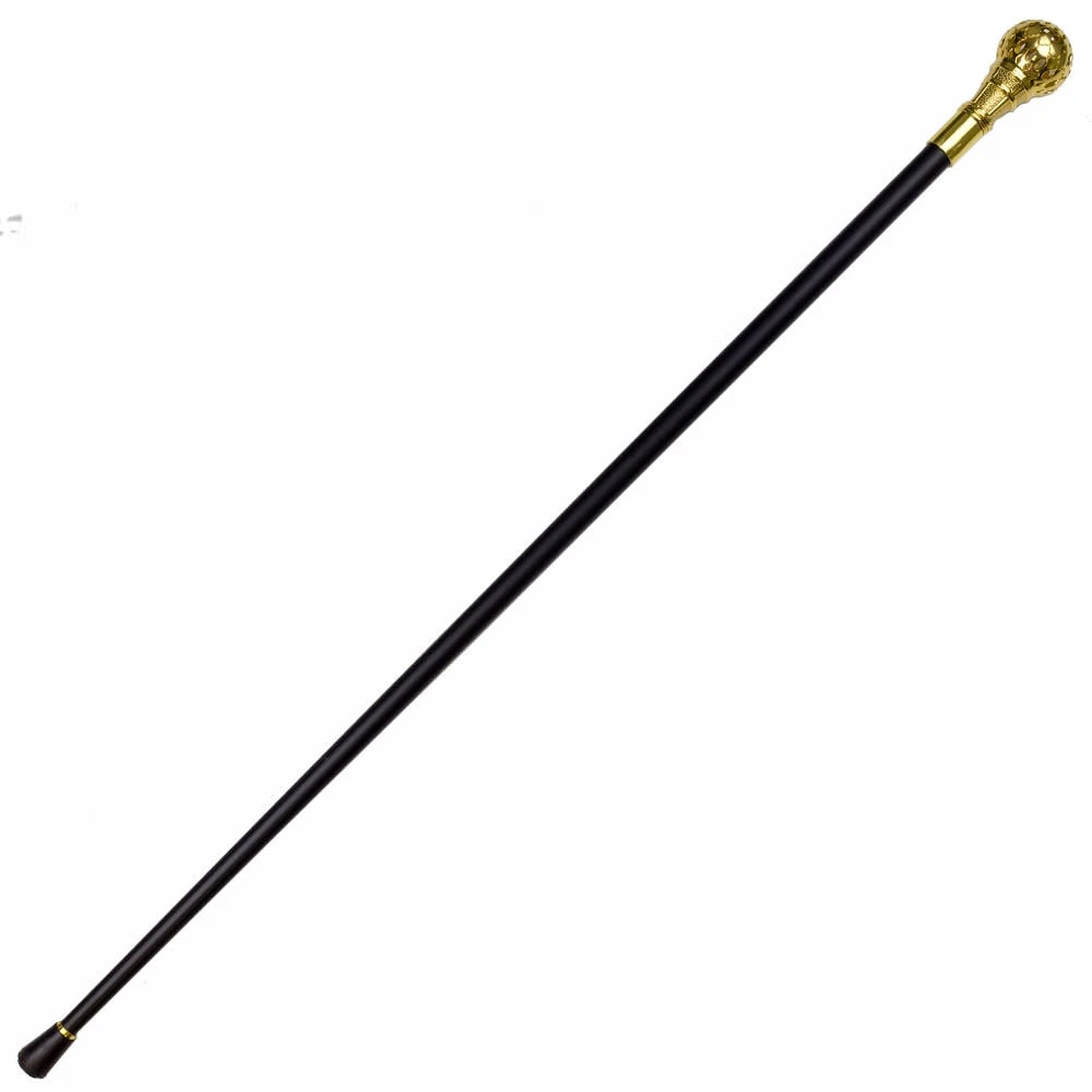Golden Crown Jewel Knob Handle Walking Cane Sword 4 Golden Crown Jewel Knob Handle Walking Cane Sword - Image 2