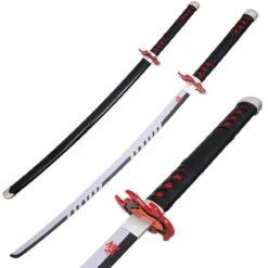 CUTLERY WHOLESALER Sales 10 ABS Plastic Blade Kamado Tanjirou Katana Samurai Sword Demon Anime
