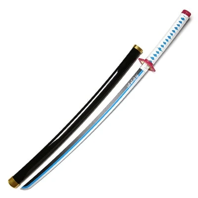 Giyu Tomioka Nichirin Katana Samurai Demon Sword 3 Giyu Tomioka Nichirin Katana Samurai Demon Sword