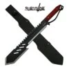25.5" Full Tang Outdoor Machete Knife Pakkawood Handle 2 25.5" Full Tang Outdoor Machete Knife Pakkawood Handle -CUTLERY WHOLESALER Sales SVMHT004BK
