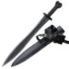 32 Inch Overall Zinc Alloy Fantasy Sword With Black Carbon Steel Blade -CUTLERY WHOLESALER Sales SW1270