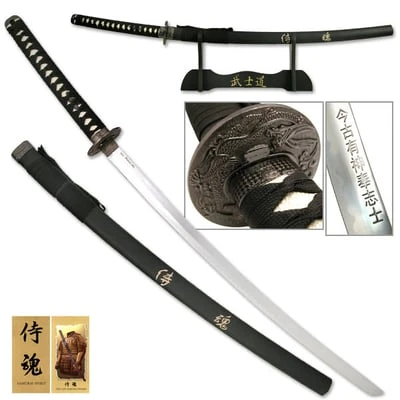 Last Samurai Sword "Samurai Spirit" W/ Stand 3 Last Samurai Sword "Samurai Spirit" W/ Stand
