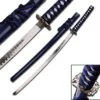Dragon Samurai Katana Sword - Blue And Black Cord Wrapped Handle -CUTLERY WHOLESALER Sales SW68LBL