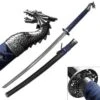 Oriental Sword 41.5 Inches Overall With Blue Wrapped Handle 1 Oriental Sword 41.5 Inches Overall With Blue Wrapped Handle -CUTLERY WHOLESALER Sales SW73BL