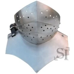 15th Century Articulated Gorget With Bevor - 16 Gauge -CUTLERY WHOLESALER Sales Sutter20Wali20Neck